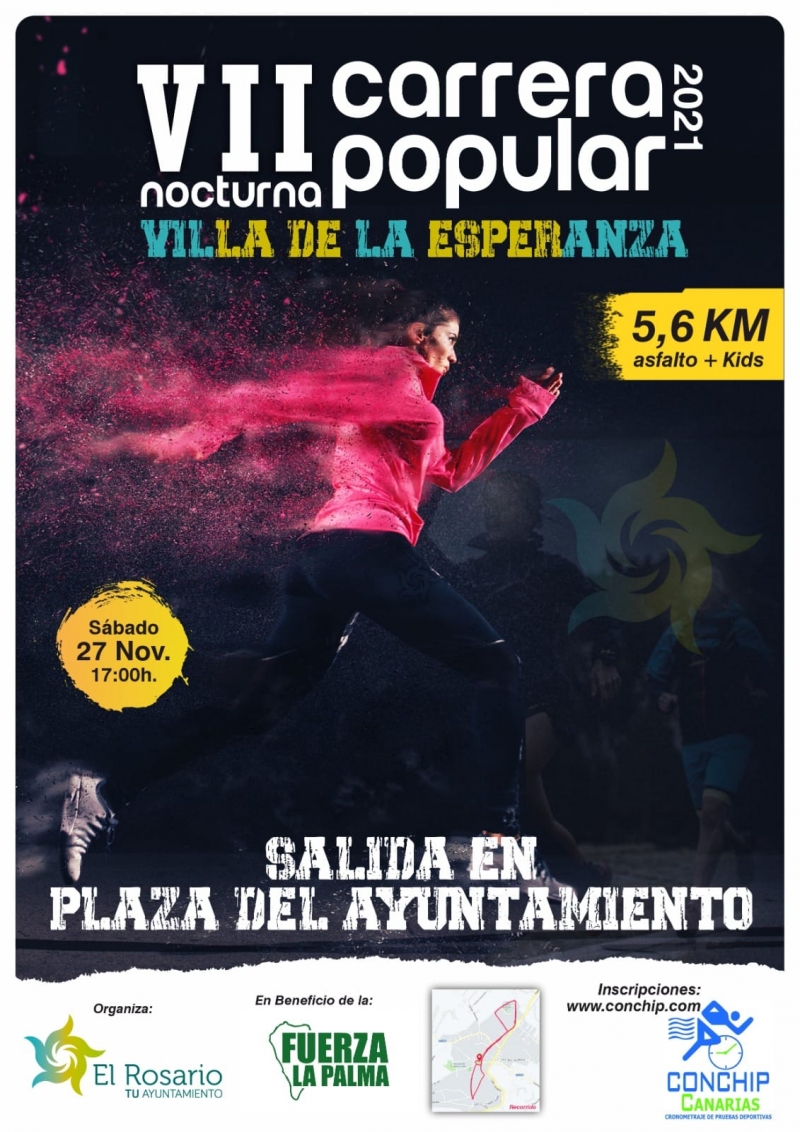 VII CARRERA POPULAR NUESTRA SEÑORA DE LA ESPERANZA 2021. - Inscríbete