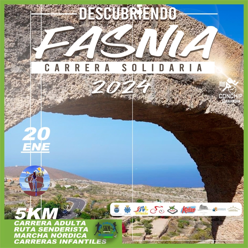 X CARRERA SOLIDARIA DESCUBRIENDO FASNIA 2024 - Inskriba zaitez