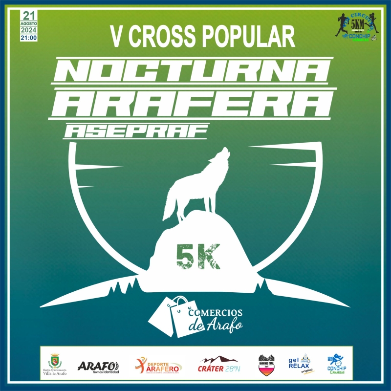 V NOCTURNA ARAFERA 2024 - Inscríbete