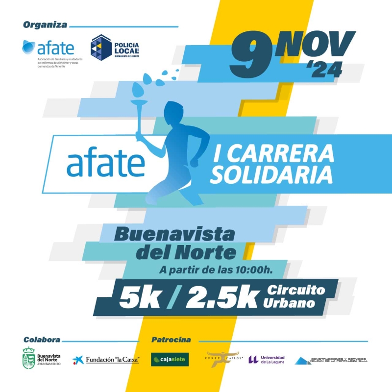 I CARRERA SOLIDARIA AFATE 2024 - Inscríbete