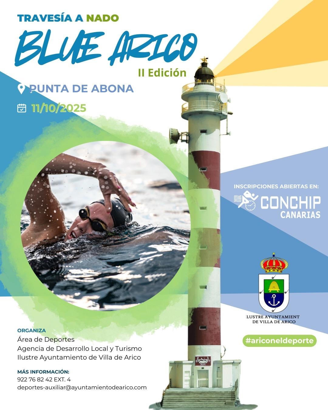 XXIII TRAVESÍA A NADO BLUE ARICO 2025 - Inscríbete