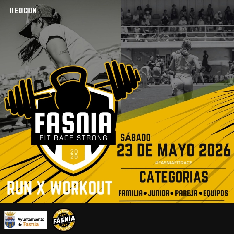II FASNIA FIT RACE STRONG 2026 - Inscríbete