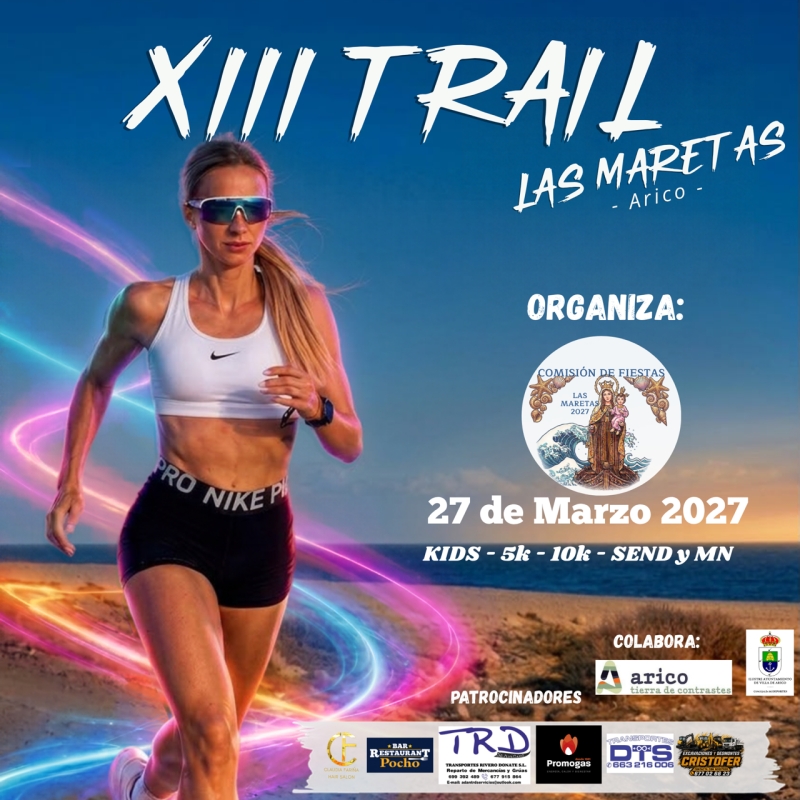 XIII TRAIL LAS MARETAS 2027 - Inscríbete