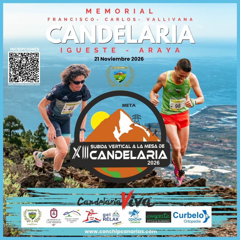 XIII SUBIDA VERTICAL A LA MESA DE CANDELARIA 2026 - Inscríbete