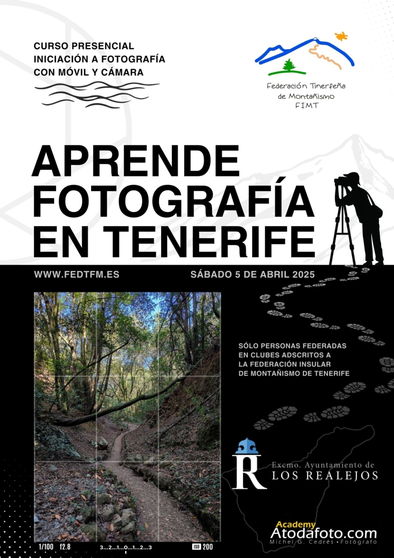 CURSO DE INICIACIÓN A LA FOTOGRAFÍA - 5 DE ABRIL - Inscríbete