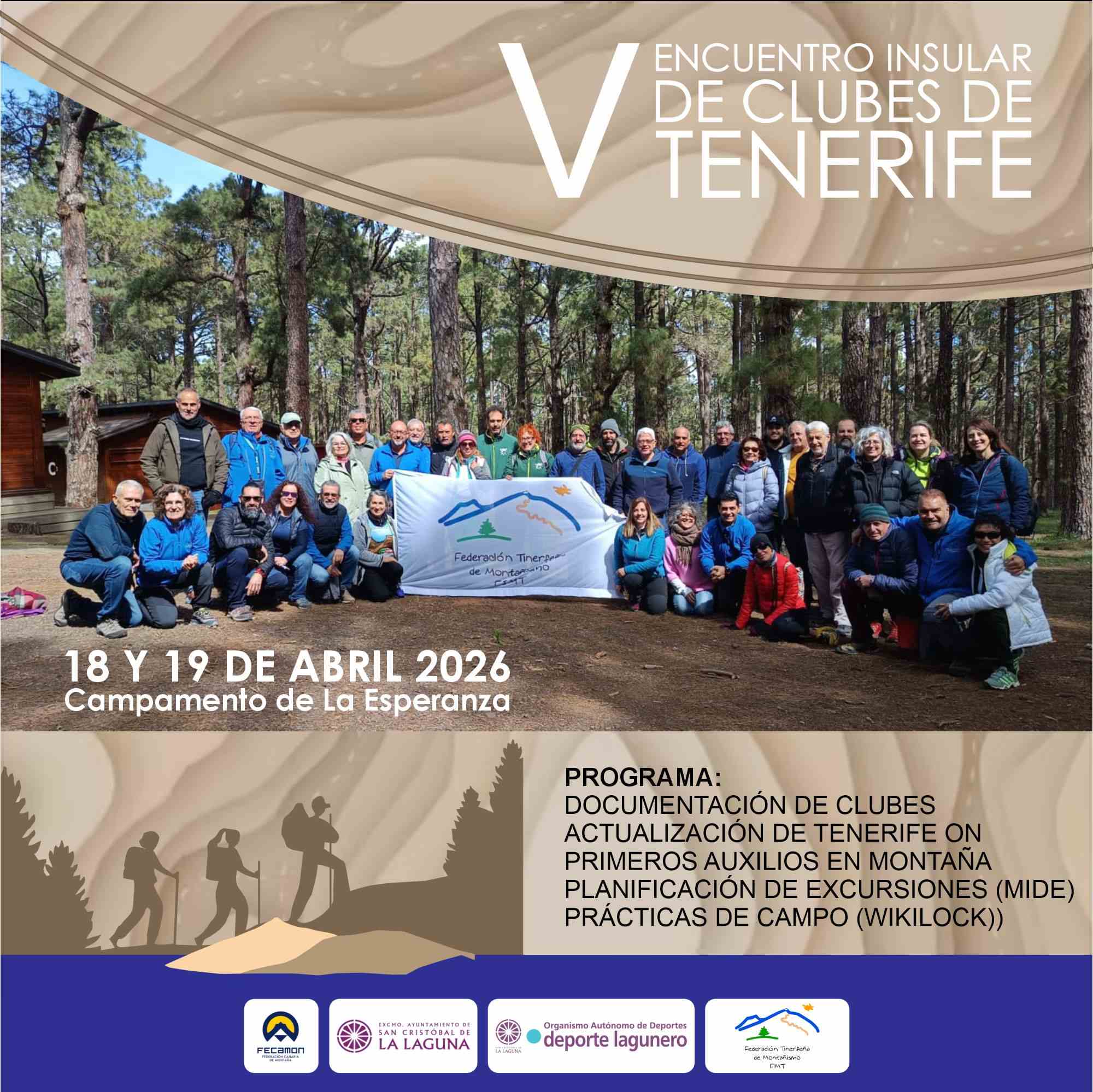 V ENCUENTRO DE CLUBES DE TENERIFE 2026 - Inscríbete
