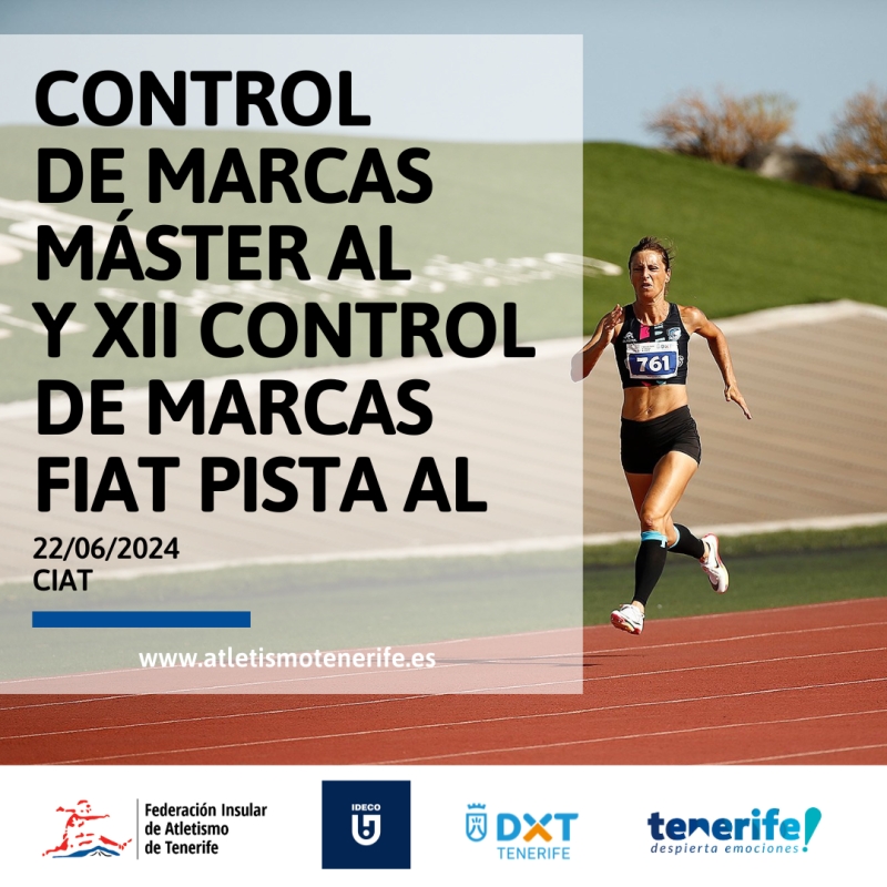 CONTROL MARCAS MASTER Y CONTROL DE MARCAS SUB 20/ SUB 23 - 2024 - Inscríbete