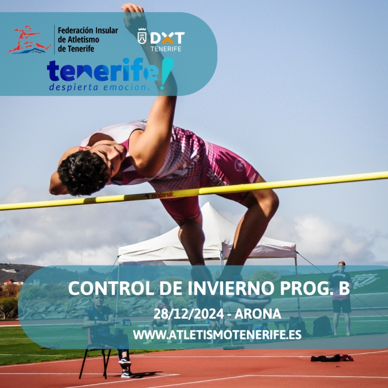 CONTROL SHORT TRACK - PROGRAMA B - Inscríbete