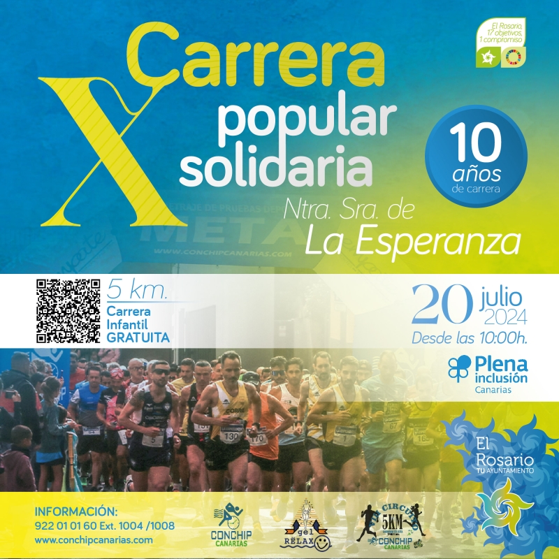 X 5KM CARRERA POPULAR NTRA SRA DE LA ESPERANZA 2024 - Inscríbete