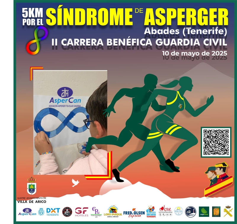 5KM POR EL SINDROME DE ASPERGER - II CARRERA BENEFICA GUARDIA CILVIL 2025 - Iscriviti 5KM POR EL SINDROME DE ASPERGER - II CARRERA BENEFICA GUARDIA CILVIL 2025 - Iscriviti