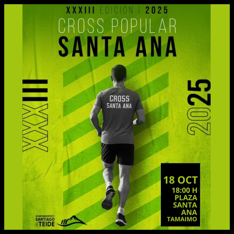 XXXIII CROSS DE SANTA ANA DE TAMAIMO - Inscríbete XXXIII CROSS DE SANTA ANA DE TAMAIMO - Inscríbete