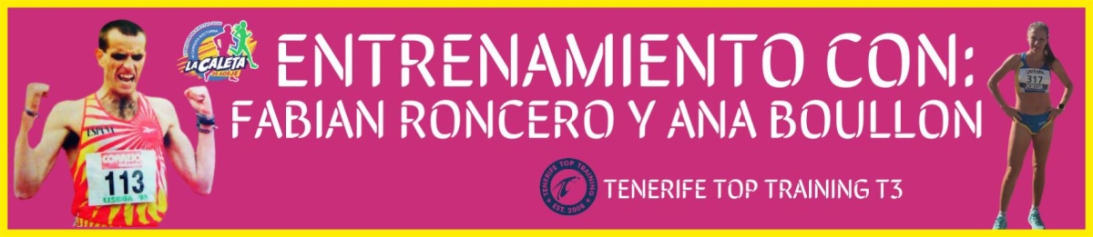 Contacta con nosotros  - ENTRENAMIENTO CON FABIAN RONCERO Y ANA BOULLON LA CALETA 2025