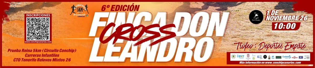 VI CROSS POPULAR FINCA DE DON LEANDRO   TROFEO DEPORTES EMPATE 2026