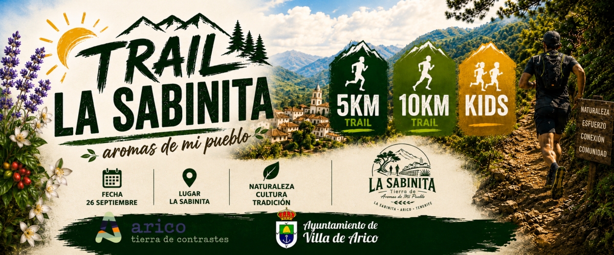 Inscripción  - XIII LA SABINITA TRAIL AROMAS DE MI PUEBLO 2026