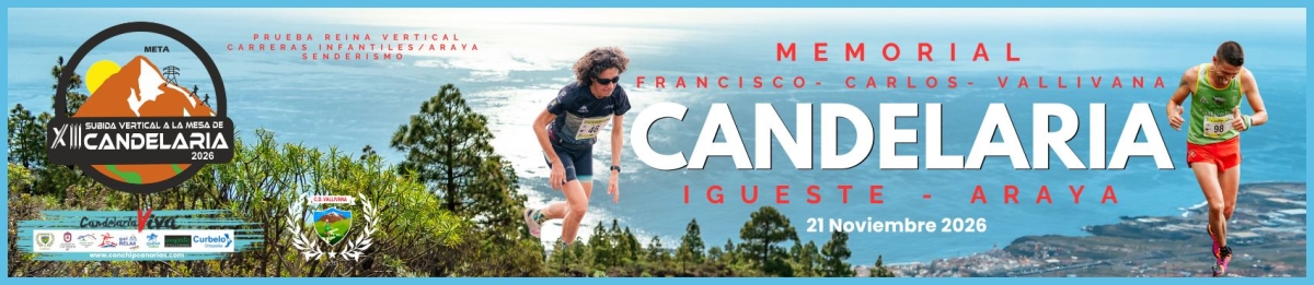 Inscripción  - XIII SUBIDA VERTICAL A LA MESA DE CANDELARIA 2026